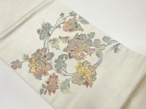 花唐草模様織出し名古屋帯